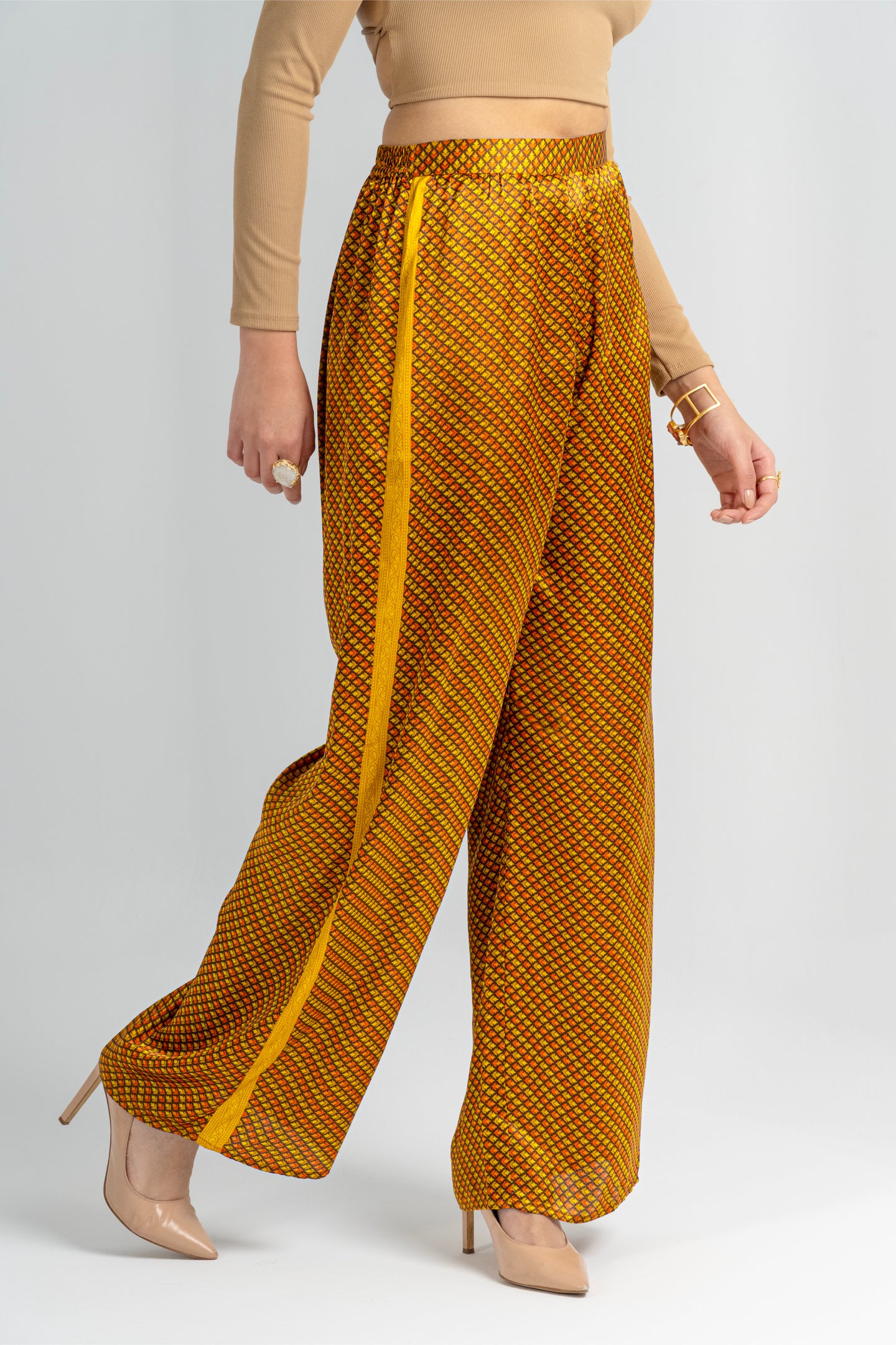 Khiva - Silky Yellow Pants